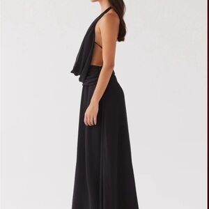 Peppermayo Elysia Chiffon Maxi Dress - Black